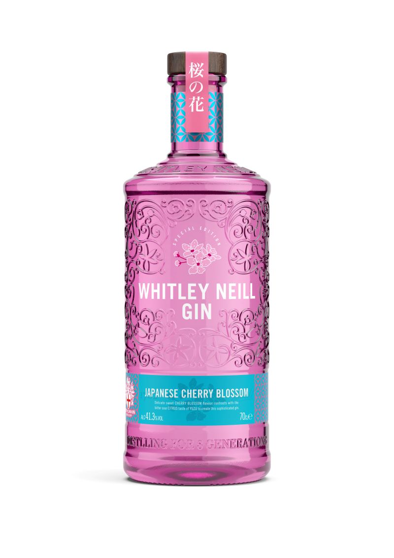 Whitley Neill Japanese Cherry Blossom Gin City of London Distillery