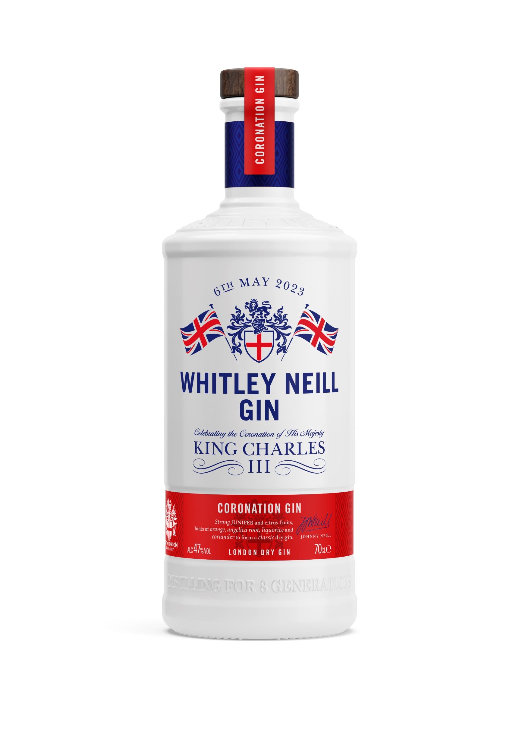 New Limited Edition Whitley Neill Coronation Gin City of London
