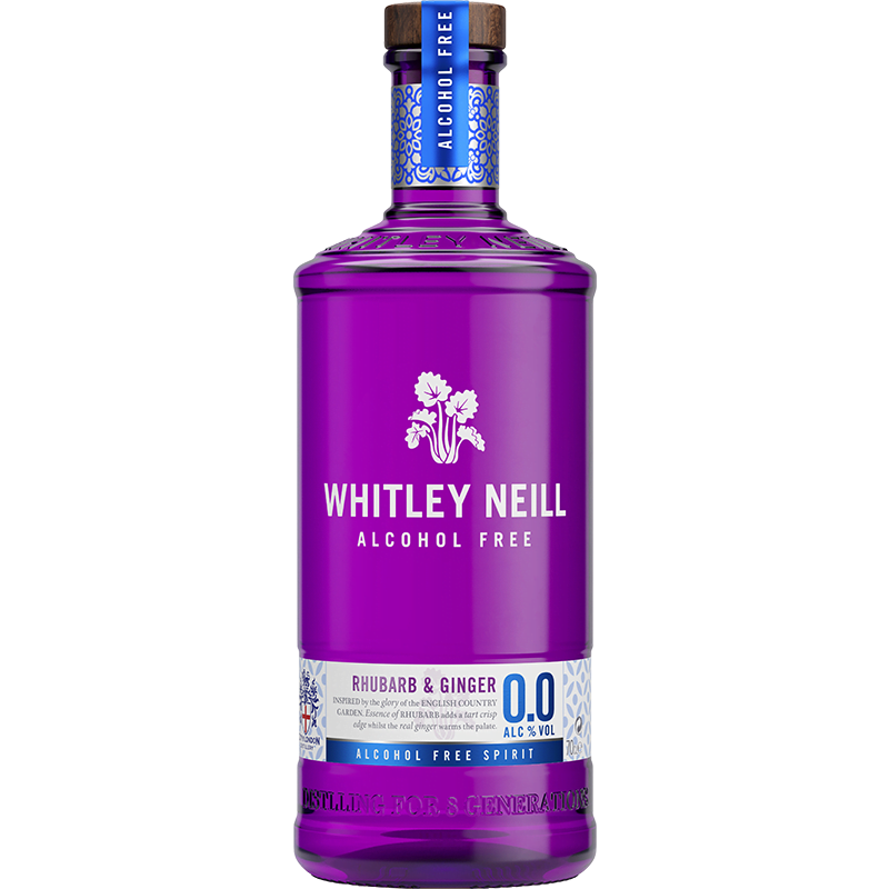 Whitley Neill Alcohol Free Rhubarb & Ginger Spirit