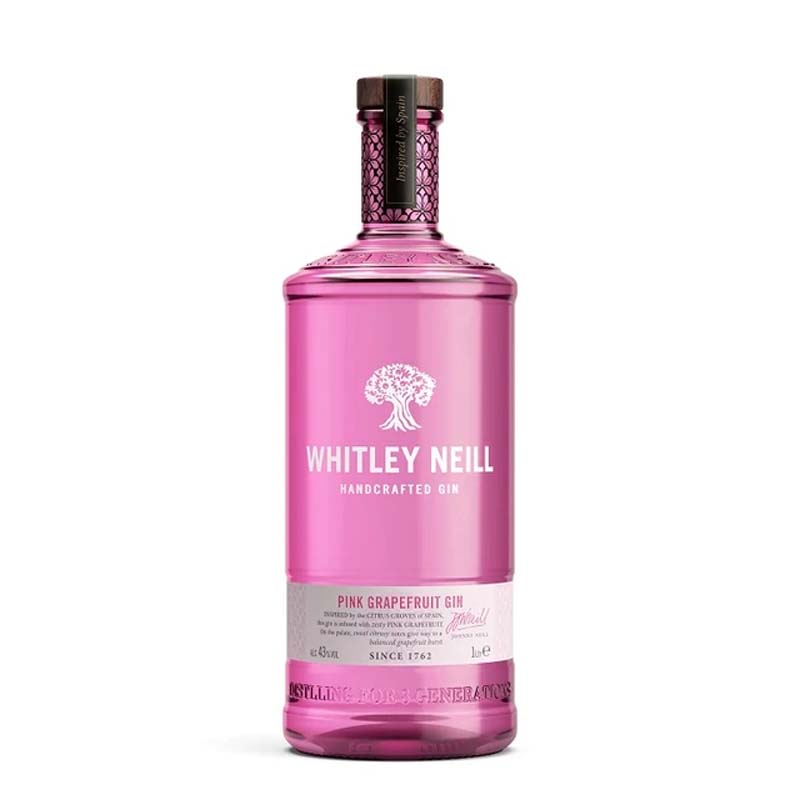 Whitley Neill Pink Grapefruit Gin 1 litre - City of London Distillery