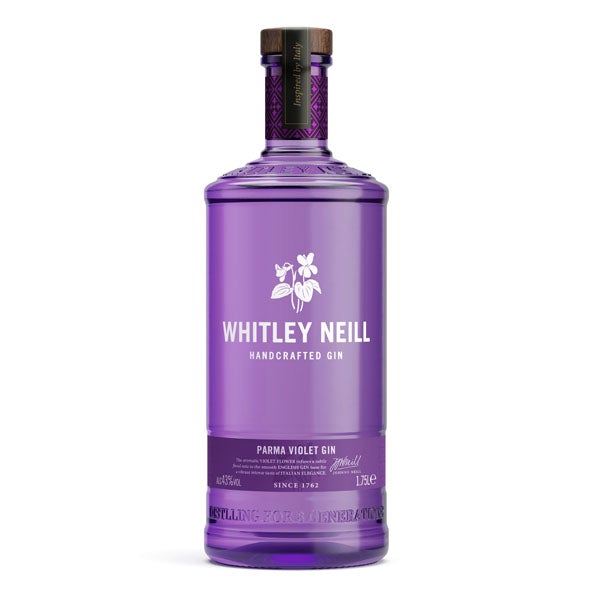Whitley Neill Parma Violet Gin Extra Large 1.75 Litre - City of London Distillery