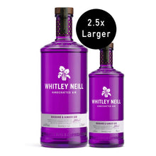 Load image into Gallery viewer, Whitley Neill Rhubarb &amp; Ginger Gin Extra Large 1.75 Litre - thedropstore.com
