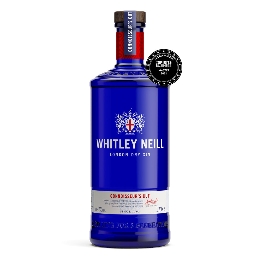 Whitley Neill Connoisseur's Cut London Dry Gin Extra Large 1.75 Litre