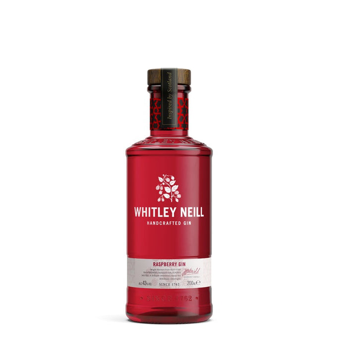 Whitley Neill Raspberry Gin 20cl Quarter Size Bottle - City of London Distillery
